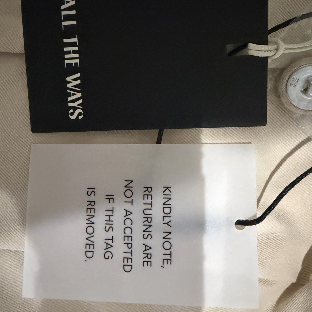 Elegant Strapless Cream Dress - Picture 6 of 6